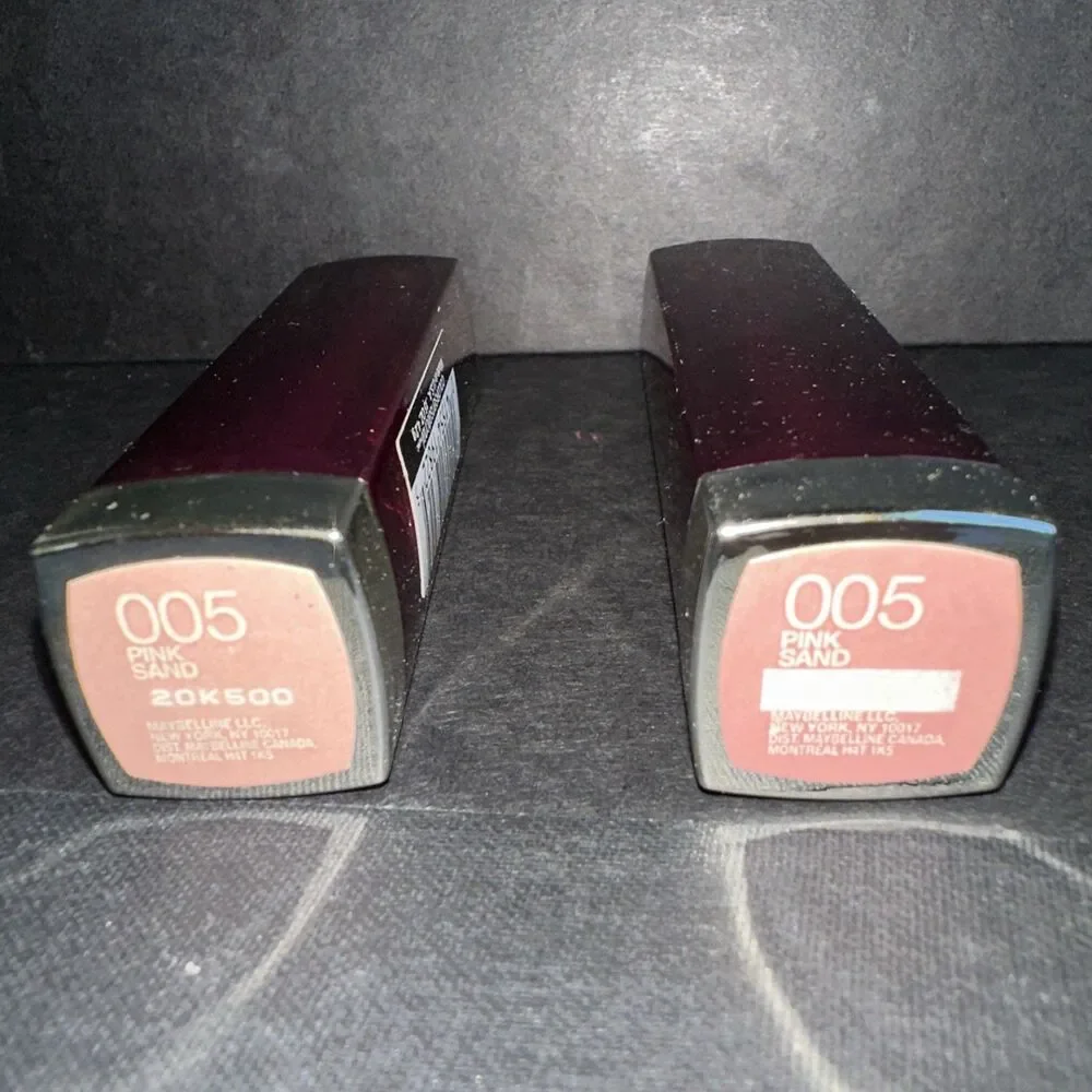 Maybelline Color Sensational PINK SAND 005 Lipstick lot of 2 Original Formula
